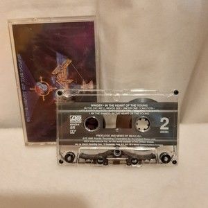 Winger Cassette Tape In The Heart Of The Young 1990 Heavy Metal Rock